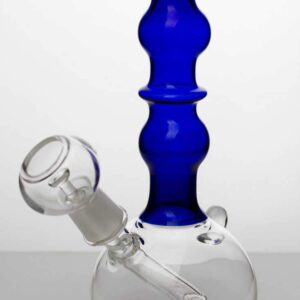 7″ 2-in-1 Blue glass water bubbler