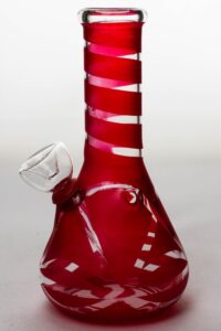 6″ glass water bong