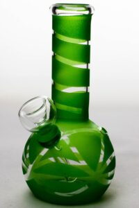 6″ glass water bong