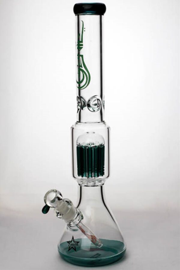 18" Genie Colored Bottom Water Glass Bong | Best Bongs | Free NZ Shipping