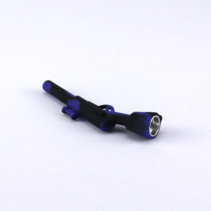 Rifle Silicone Pipe w/ Stainless Steel Bowl