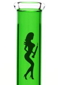 18" Volcano Colored Glass Bong | Best Bongs For Sale | Free NZ Shipping