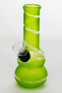 5″ color glass mini water bong