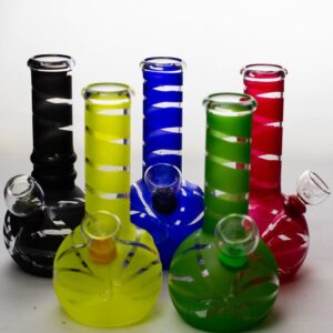 6″ glass water bong