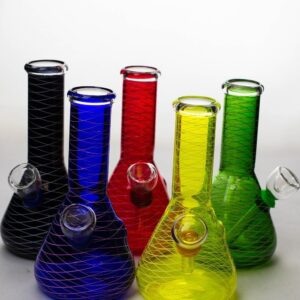 6″ glass water bong