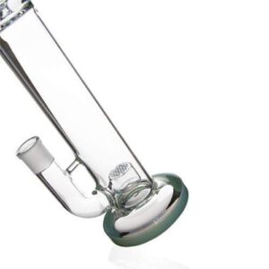16 inch Glass Bong with Flower of Life perc and SOL splash guard 18.8mm