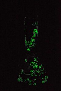 13" Luminous Flower Beaker Bong | Glass Bongs For Sale | Free NZ Shipping