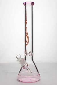 18" Genie Colored Bottom Water Bong | Best Glass Bongs | Free NZ Shipping