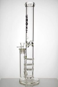 18" Ghost Triple Flat Diffuser | Glass Bongs For Sale | Free NZ Shipping