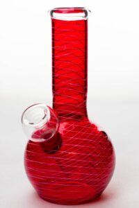 6″ glass water bong