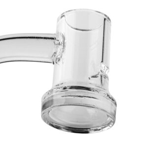 4mm Thick Base Slitted Quartz Banger | For Sale | Free NZ Shipping