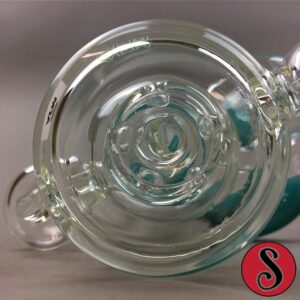 5″ AFM Mini Recycler Rig With Shower Head Perc And Round Mouth Piece