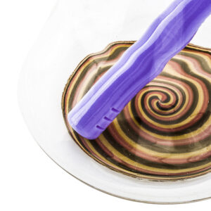 5.5" 18mm To 14mm Purple Diffuser Downstem | For Sale | Free NZ Shipping