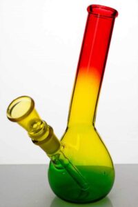 7″ glass water bong with bowl stem
