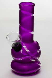 5″ color glass mini water bong