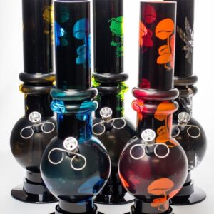 12" Mushroom Pattern Acrylic Cheap Bong For Sale | Free NZ Shipping