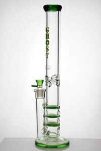 18" Ghost Triple Flat Diffuser | Glass Bongs For Sale | Free NZ Shipping