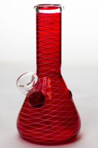 6″ glass water bong