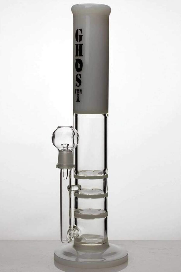 13" Ghost Triple Honeycomb Bong | Glass Bongs For Sale | Free NZ Shipping