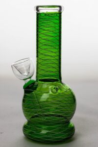 6″ glass water bong