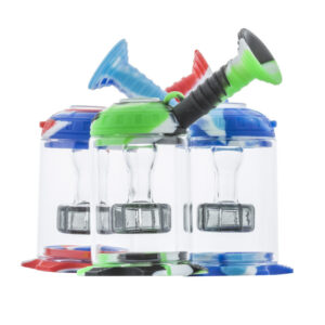 5" Castle Silicone Showerhead Perc Dab Rig For Sale | Free NZ Shipping