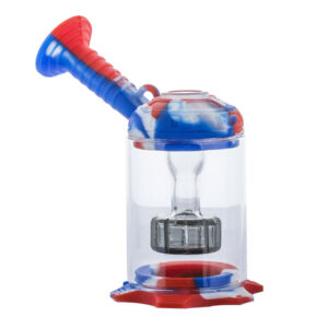 5" Castle Silicone Showerhead Perc Dab Rig For Sale | Free NZ Shipping