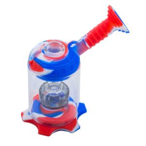 5" Castle Silicone Showerhead Perc Dab Rig For Sale | Free NZ Shipping