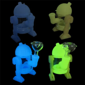 5" Glow In The Dark Silicone Mini Wax/Dab Rig For Sale | Free NZ Shipping