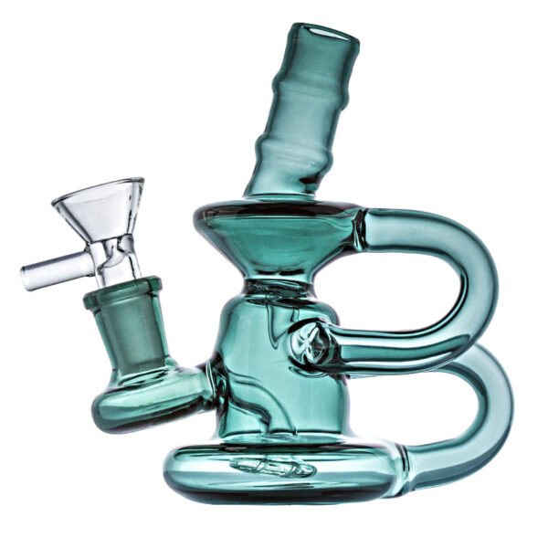 5" Mini Glass Recycler Dab Rig | Water Pipes For Sale | Free NZ Shipping