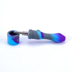 Blue&Red Silicone Nectar Collector