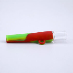 Portable Mini Silicone Hand Pipe With Glass Bowl