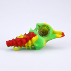 Silicone Conch Hand Pipe With Glass Bowl