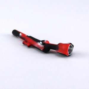 Rifle Silicone Pipe w/ Stainless Steel Bowl