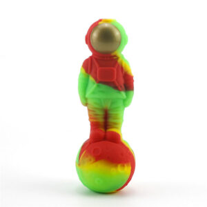 Silicone Honey Straw Astronauts Landing Moon Design