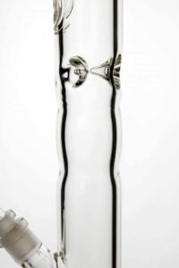 18" Genie Yellow Dot Tube Glass Bong | Bongs For Sale | Free NZ Shipping