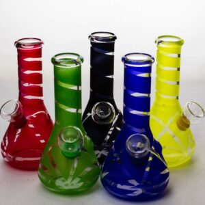 6″ glass water bong