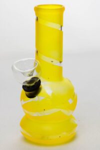 5″ color glass mini water bong