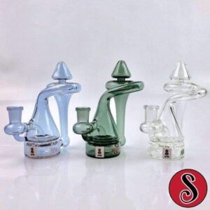 6″ AFM Vortex Recycler Rig With Shower Head Perc and Tapered Mouthpiece