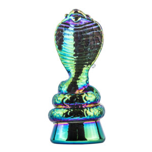 6.3" Electroplated Cobra Glass Dab Rig | Mini Water Pipes For Sale