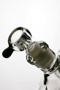 14.5" Genie Color Dot Curved Tube | Water Glass Bongs | Free NZ Shipping