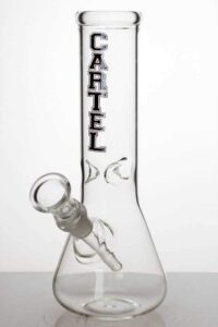 Smoke Arsenal clear glass water bong