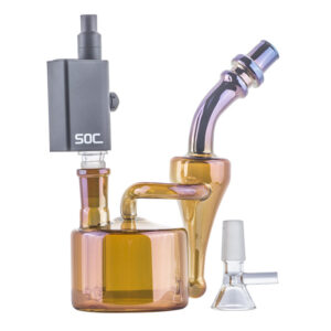 6" Dual Chamber Dab Rig w/ SOC Tokes Vaporizer Set | Free NZ Shipping