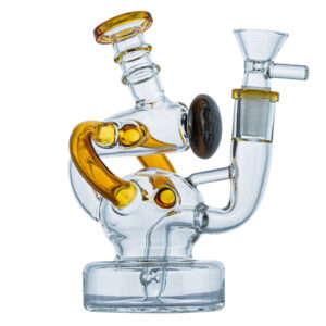 6" Mini Recycler Glass Dab Rig | Wax/Oil Rigs For Sale | Free NZ Shipping