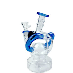 6" Mini Recycler Glass Dab Rig | Wax/Oil Rigs For Sale | Free NZ Shipping