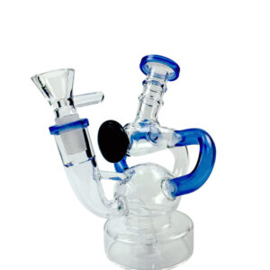 6" Mini Recycler Glass Dab Rig | Wax/Oil Rigs For Sale | Free NZ Shipping