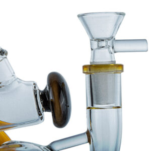 6" Mini Recycler Glass Dab Rig | Wax/Oil Rigs For Sale | Free NZ Shipping