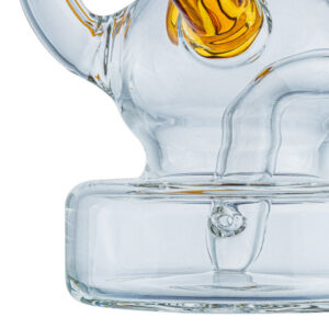 6" Mini Recycler Glass Dab Rig | Wax/Oil Rigs For Sale | Free NZ Shipping