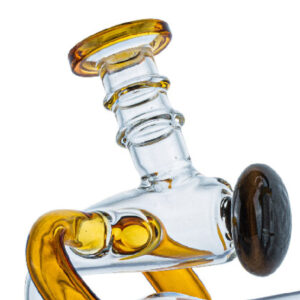 6" Mini Recycler Glass Dab Rig | Wax/Oil Rigs For Sale | Free NZ Shipping