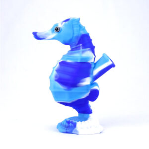 6" Seahorse Theme Silicone Dab Rig | Wax Rigs For Sale | Free NZ Shipping