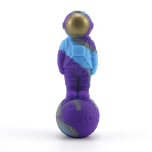 Silicone Honey Straw Astronauts Landing Moon Design